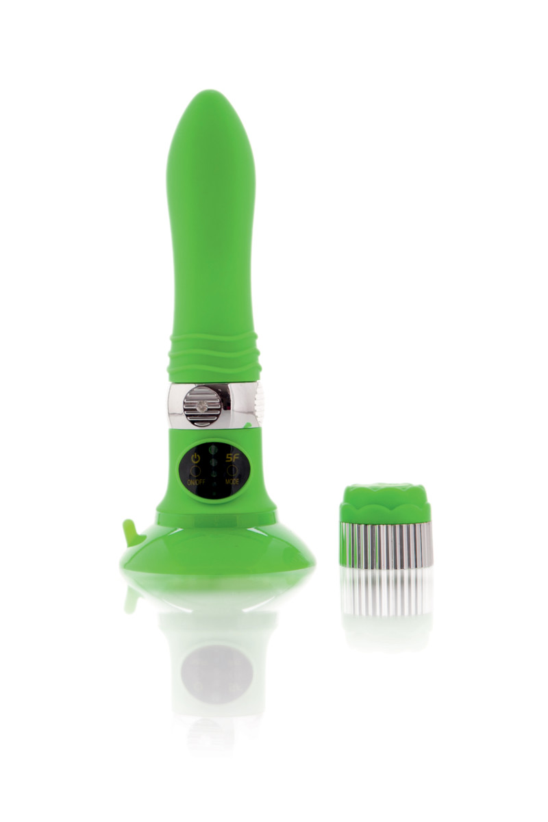 Вибратор на присоске 19см