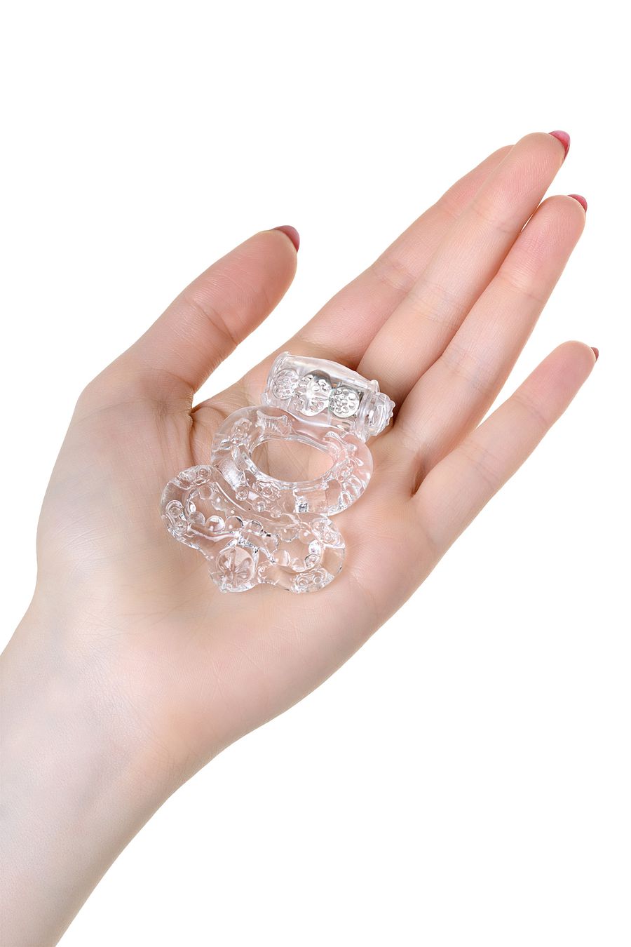 Виброкольцо на пенис TOYFA  прозрачный