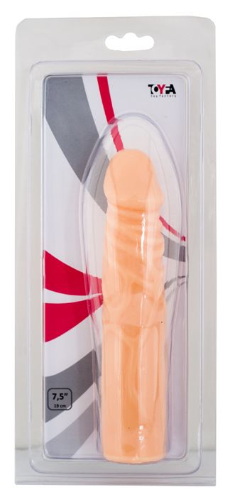 Фаллоимитатор 19 см, телесный