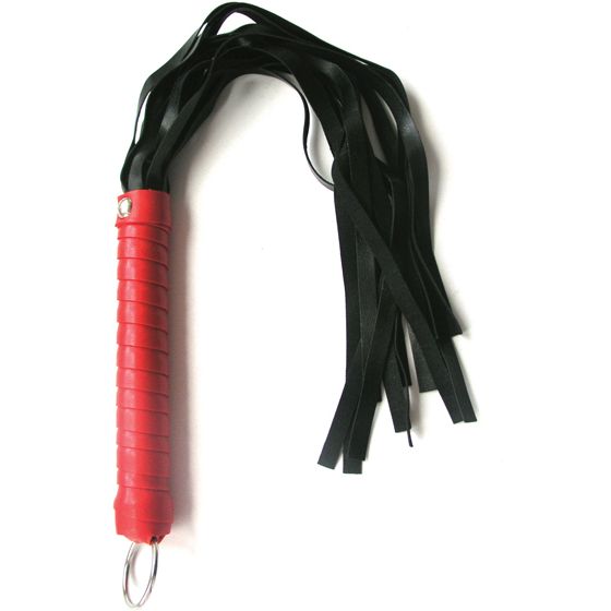 Плетка с красной ручкой