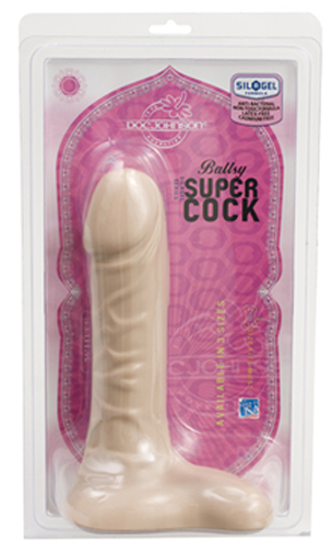 Фаллоимитатор Ballsy Super Cock 9" телесного цвета