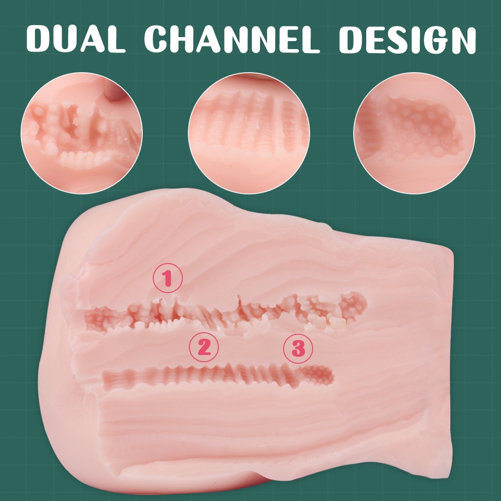 Мастурбатор вагина и анус 29х23х17 см