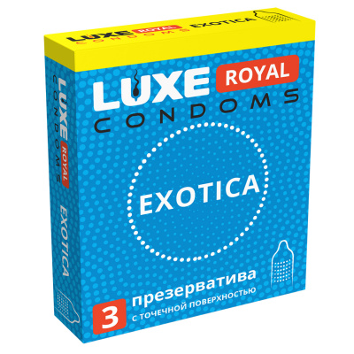 Презервативы Luxe ROYAL точеные 3 шт