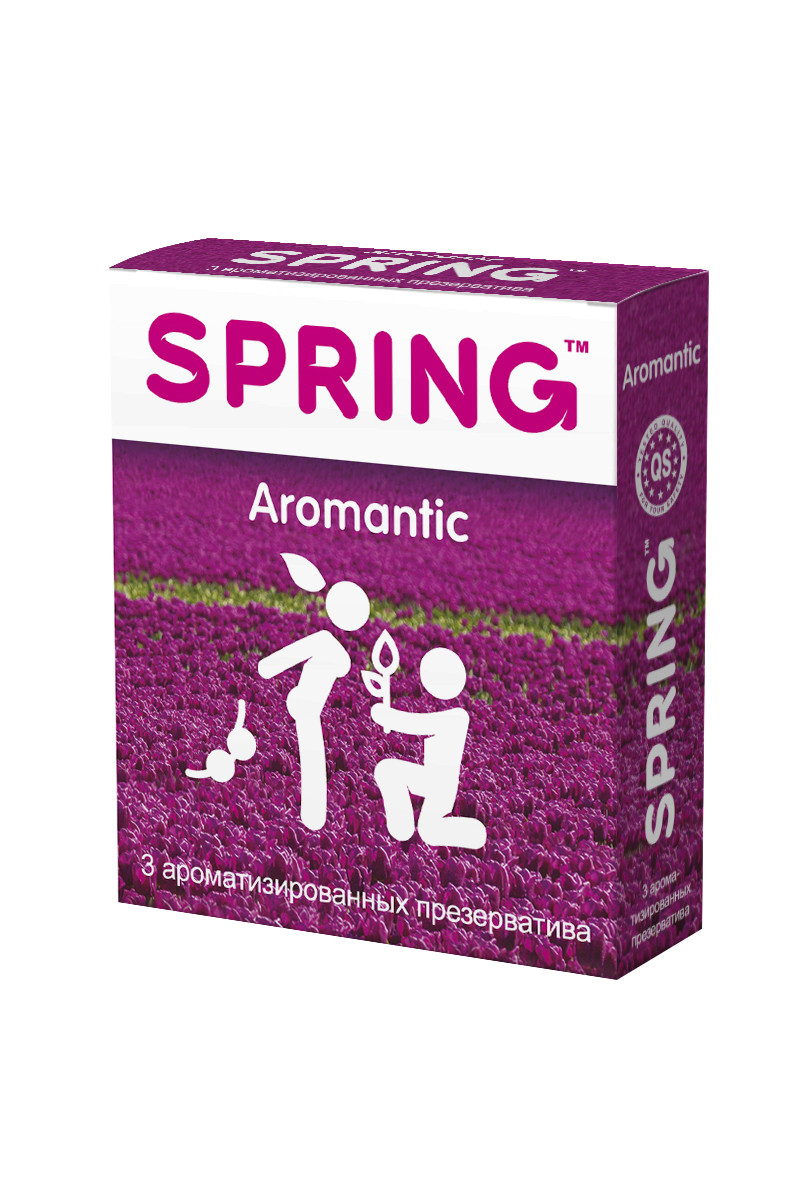 Презервативы SPRING AROMANTIC - ароматизированные, №3 шт