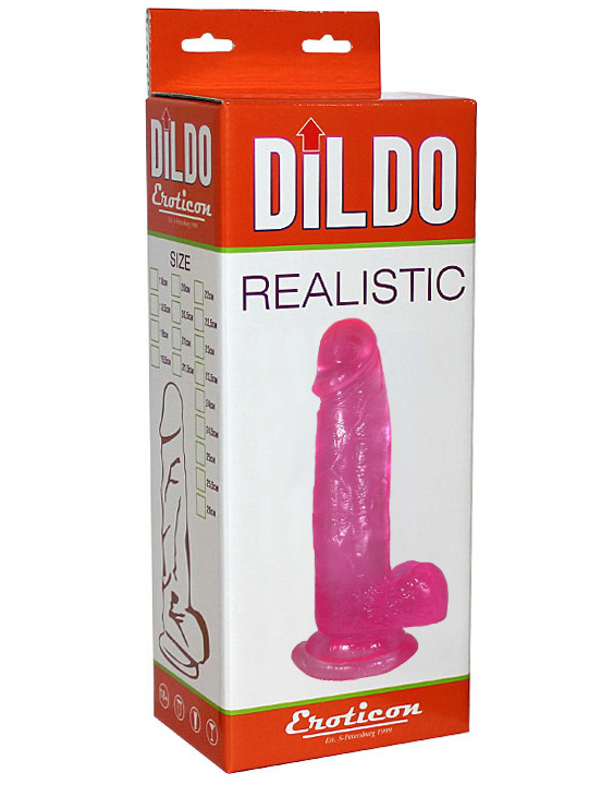 Фаллоимитатор розовый 20 см 3,9 см