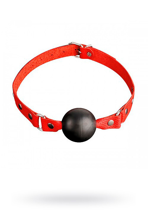 Кляп латекс/натуральная кожа