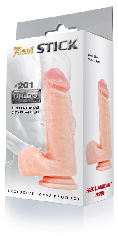 Фаллоимитатор RealStick #201 телесный