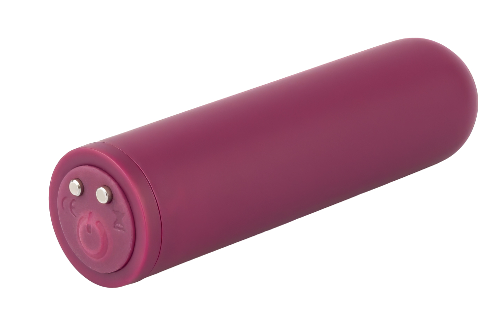 Вибропуля пластик 10 режимов фиолетовый 