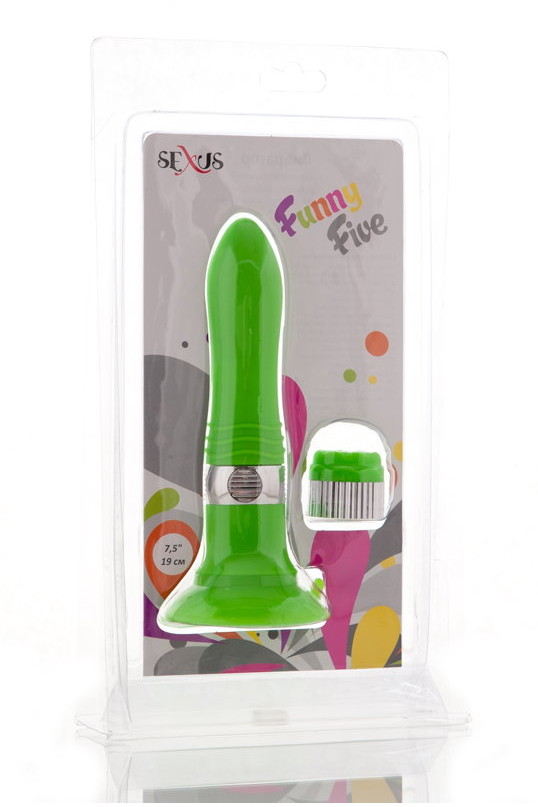 Вибратор на присоске 19см