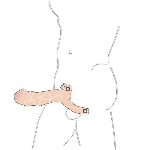 Насадка на пенис + 2 вибропули Extention+Vibration