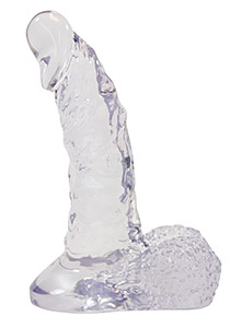 Фаллоимитатор прозрачный желе 15,2см