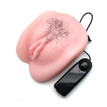 Двойной мастурбатор-вагина с вибрацией