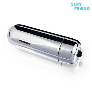 Вибропуля пластик L 8,3 см D 2,7 см 1 режим вибрации