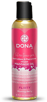 Массажное масло с феромонами DONA ягодный 110 мл