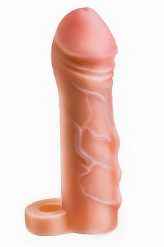 Фаллоудлинитель-неоскин с кольцом