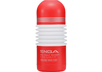 Мастурбатор "TENGA Rolling Head Cup" позиция партнерши сверху