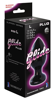 Анальный плаг Glide L ПВХ, D 6,1 см