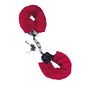 Наручники красные 6см