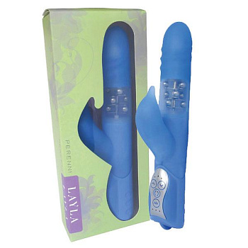 Вибратор с клиторальной стимуляцней "Layla"