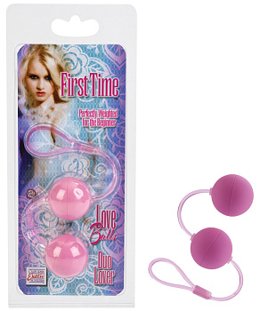 Вагинальные шарики на гибкой сцепке "FIRST TIME"