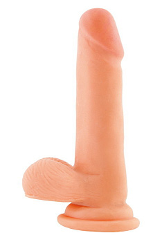 Фаллоимитатор на присоске телесный 14 см