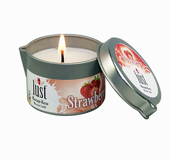 Свеча массажная клубника 50 мл