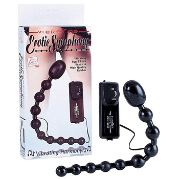 Черная вибрирующая цепочка EROTIC SYMPHONY