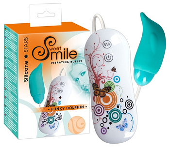 Виброяйцо многофункциональное с насадкой Дельфинчик