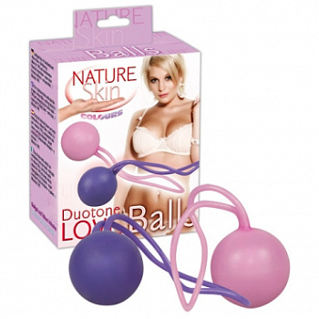Вагинальные шарики Nature Skin Duotone Balls