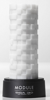 Многоразовый мастурбатор Tenga Module с "плиточной" структурой