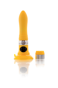 Вибратор на присоске 19см