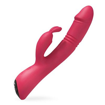 Вибратор со стимуляцией клитора возвратно-поступательный 9 режимов 