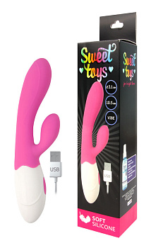 Вибратор 10 режимов вибрации, цвет розовый Sweet toys