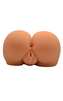 Мастурбатор с двумя отверстиями вагина и анус