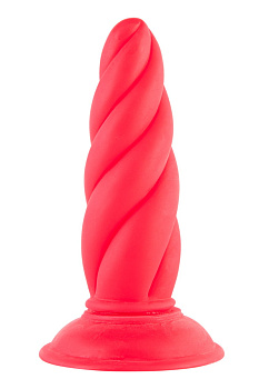 Анальная втулка TOYFA Black&Red