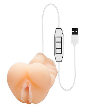 Мастурбатор вагина с вибрацией 11 см 