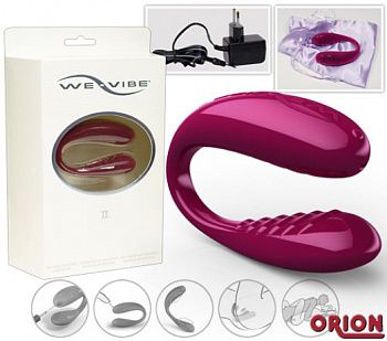 Ультрановый коралловый силиконовый вибратор "Вайб 2 Ruby" для стимуляции клитора и точки G