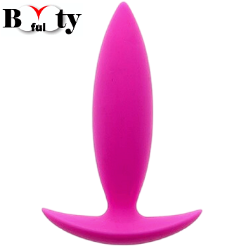 Розовая анальная пробка  2,5 см