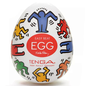 Мастурбатор яйцо "TENGA Keith Haring Egg Dance"