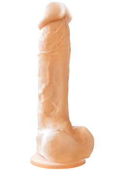 Фаллоимитатор Colours Pleasures - 8" Dildo - White