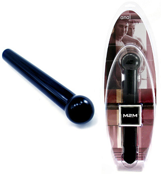 Фаллос из стекла цвета темного аметиста