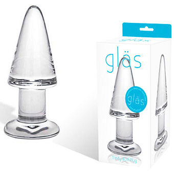 Прозрачная тяжелая пробка из стекла "TRINITY"