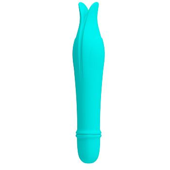 Вибратор «Pretty Love Jefrey», 14.5 см бирюзовый