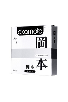 Презервативы Окамото серия Skinless Skin  Puriti №3 Сверх-тонкие, сверх-чувствительные