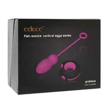 Яйцо с пультом д/у Proteus 7 функций розовое