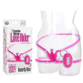 СТИМУЛЯТОР КЛИТОРА НА РЕМЕШКАХ ВИБРОБАБОЧКА LOVE RIDER