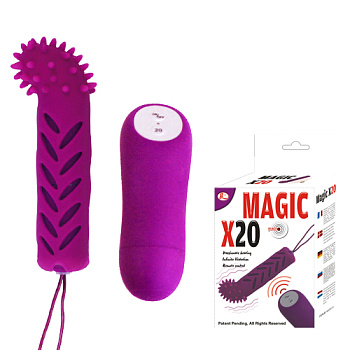 BI-014131-2-0602S / ВИБРАТОР-ЯИЧКО С НАСАДКОЙ ДЛЯ G-SPOT,20 Ф-ЦИЙ ВИБРАЦ.,ДИСТАНЦ.УПРАВЛ.