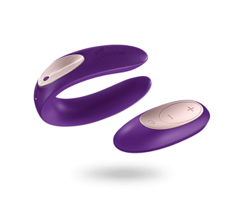 Вибратор для пар Partner Plus Remote с пультом ДУ