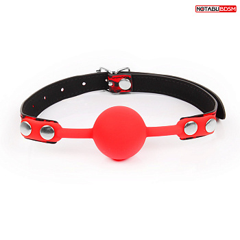 Кляп силикон красный