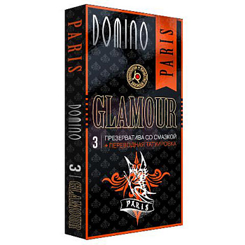 Презервативы Domino Glamour Париж - 3 шт
